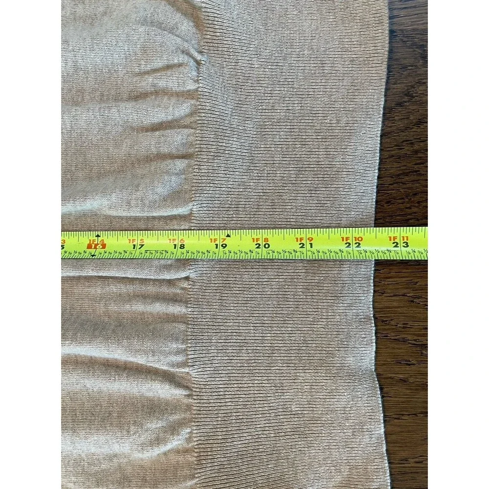 Madewell Brookhaven Wool Blend Turtleneck Sweater Women’s S Beige Dolman Sleeve - Picture 13 of 13